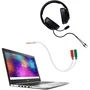 Nanocable Cable adaptador Audio Jack 3.5mm macho 4 pines a 2x Jack 3.5mm hembra 3 pines, Blanco